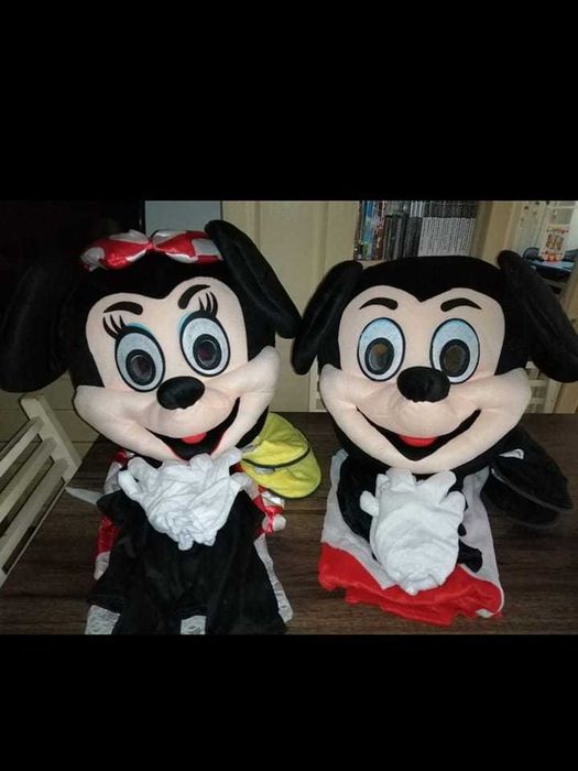 Set Costume Mascote profesionale Mickey și Minnie Mouse -  Evenimente