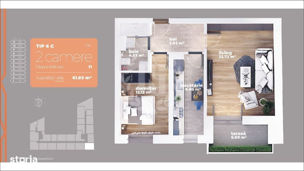 Apartament 2 camere | Decomandat | Metrou | Prețuri Promoționale