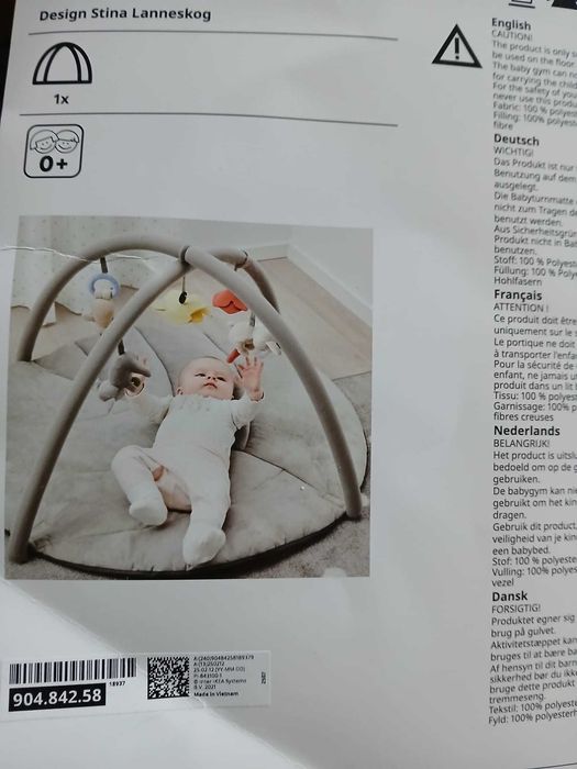 Saltea IKEA de joaca pentru bebelusi (stare foarte buna)