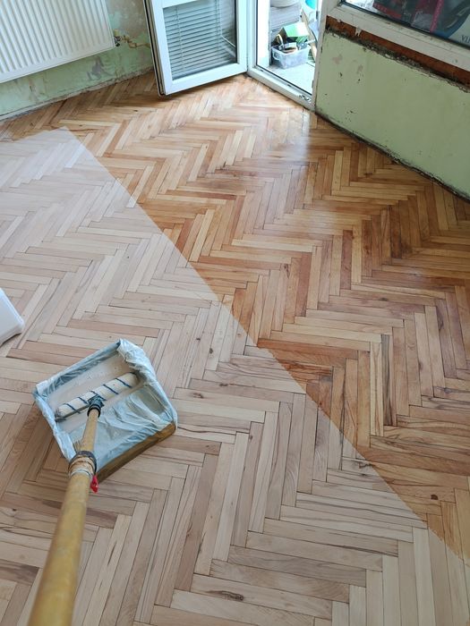 Циклене на паркет и дюшеме