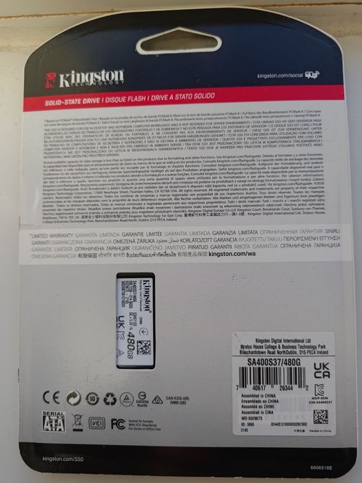 SIGILAT Kingston A400, 480GB, 2.5", SATA III, Solid State Drive (SSD)
