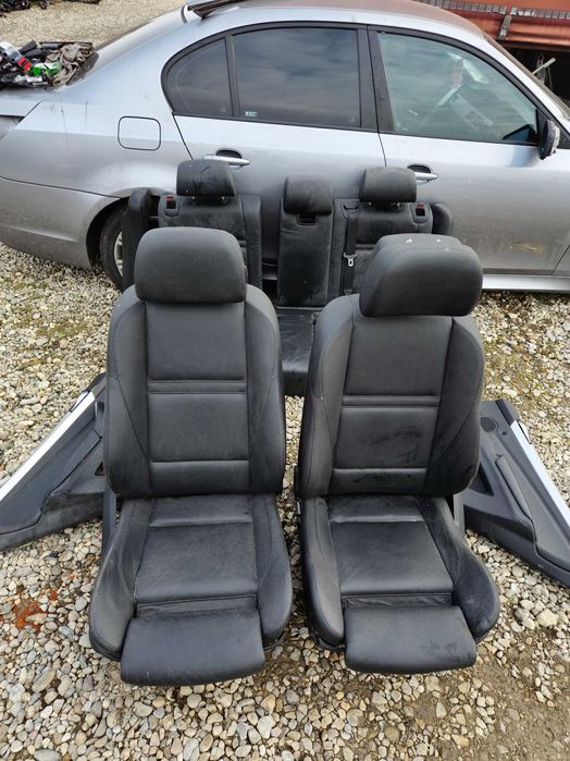 Interior piele neagra sport bmw X5 E70