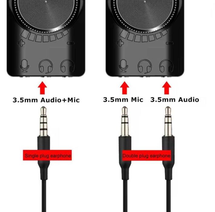 Внешняя звуковая карта PALMEXX AY35 DSP 24bit,USB2.0,7.1CH,GS3 Mark II