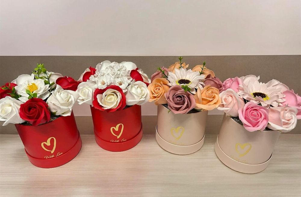 Сапунени цветя.