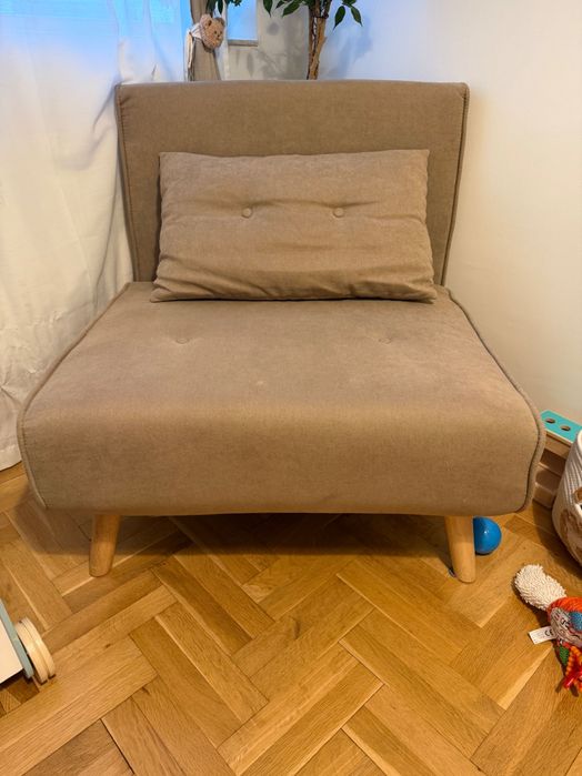 Разтегателен фотьойл Josuane бежов