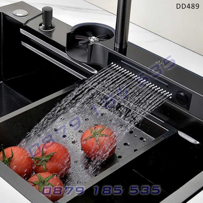 Лукс кухненска мивка диспей функции 12в1 НОВ модел 2024 модерна чешма