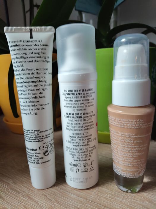Vichy, Euserin, Biotrade серуми, фон дьо тен