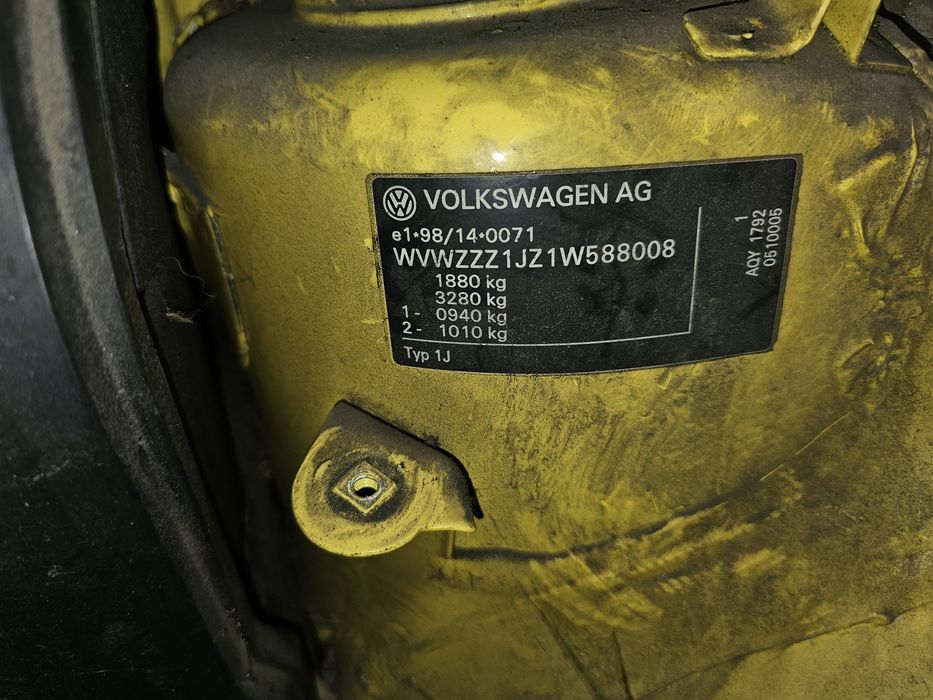 Motor vw AQY , 2.0 benzină  , 115 cp , cutie viteze automată  FDG