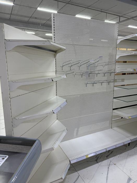 Продам стеллаж пристенный бу острвной