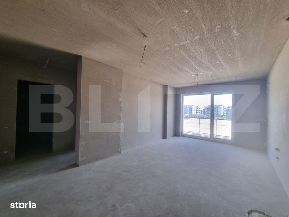 Apartament cu 2 camere, 46 mp, etaj intermediar, zona BMW — fotografia 1