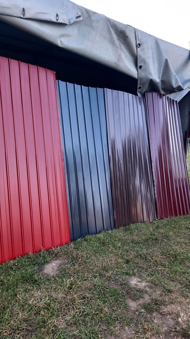 Tablă cutată zincata zinc aluminiu colorată preț negociabil transport