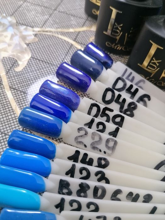 Продам гель лаки синих оттенков