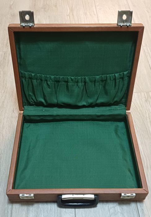 Diplomat geanta acte bani vintage din piele