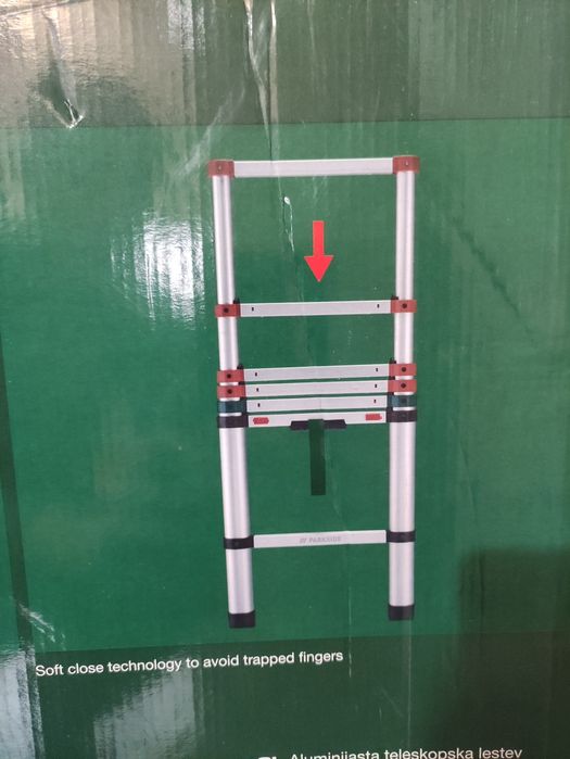 Scara telescopica din aluminiu Parkside