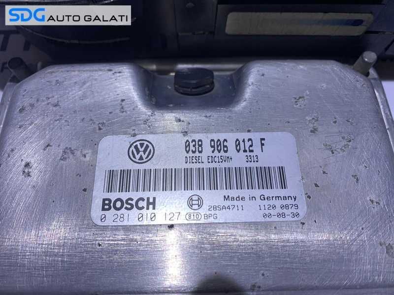 Kit Pornire Complet ECU Calculator Motor Cip Cheie Contact si Ceas Bord cu Imobilizator Skoda Octavia 1 1.9 TDI AGR 1997 - 2011 Cod 038906012F 0281010127 [L4432]