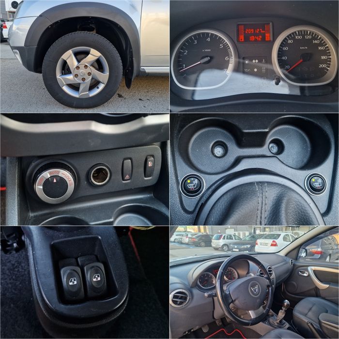 Dacia Duster Prestige 1.5 dCi 4x4 / Pachet LooK / Full Options De Fabrica / Senzori / Scaune Piele Incalzite / Carlig