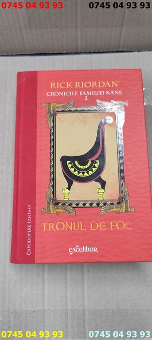 carte carti cronicile familiei Krane tronul de foc rick riordan