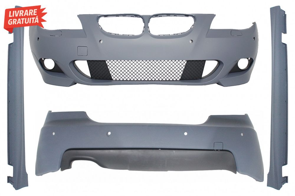 Kit Exterior BMW Seria 5 E60 (2003-2007) M-Technik Design cu PDC 24mm