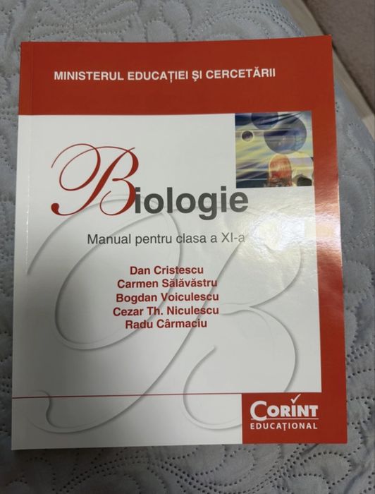 Manual biologie corint + carte de grile pe baza corintului