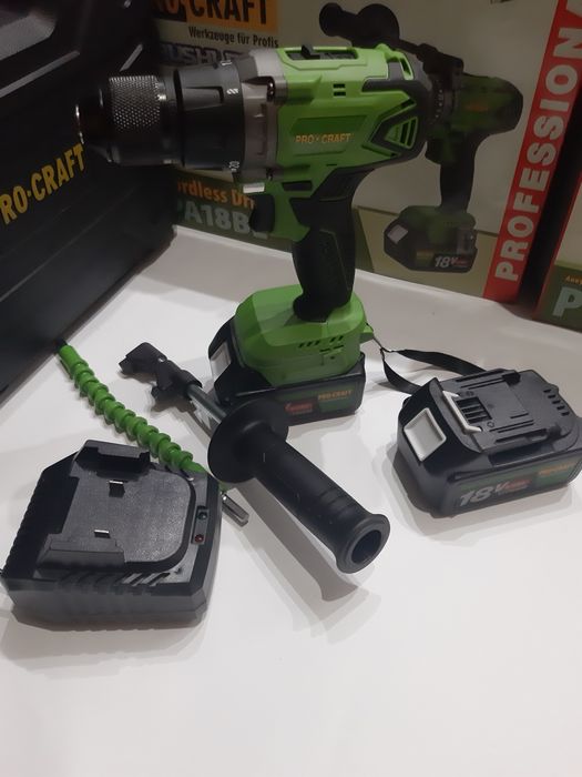Акумулаторен Винтоверт PROCRAFT PA18BL/18V