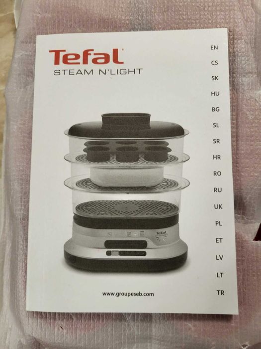 Уред за готвене на пара Tefal Steam N'Light