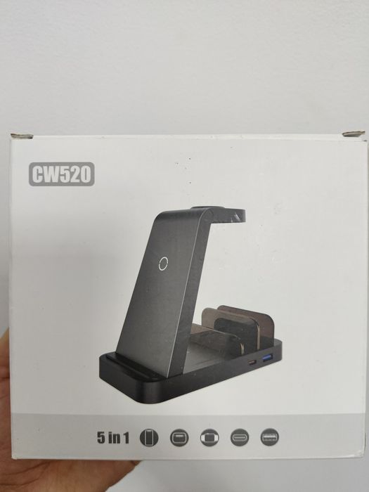 Беспроводная зарядная станция 5в1