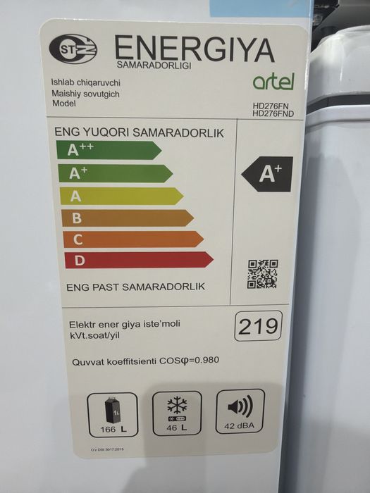 Artel HD 276 DDoq rangi Serisi qarasi bor