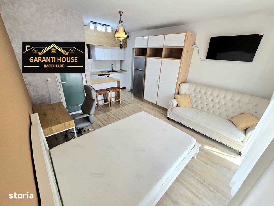 Bloc nou, garsoniera mobilata si utilata, utilitati incluse, 280€/Luna