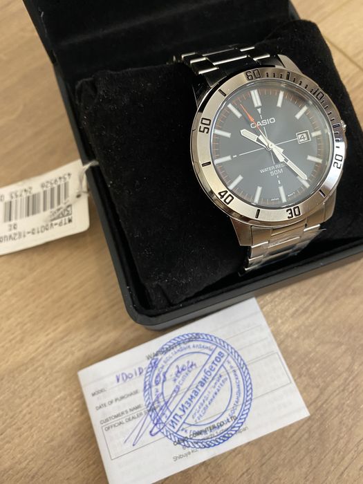 Наручные часы оригинал Кварцевые CASIO Mtp-vd01d-1e2v