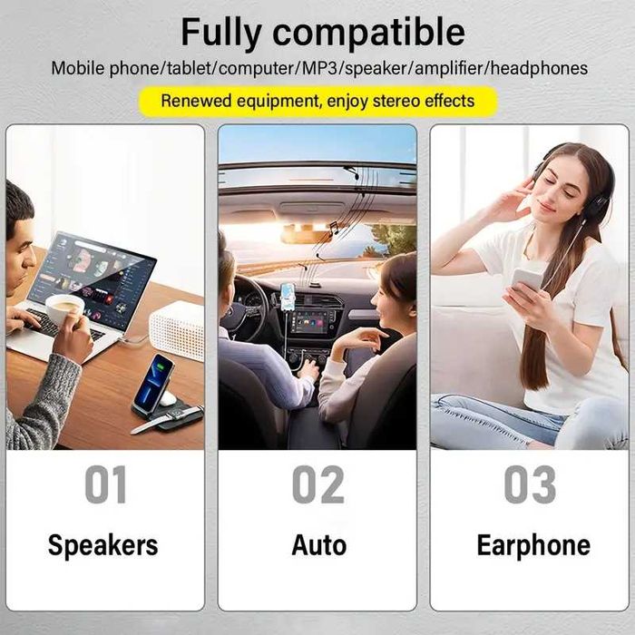 Премиум-Лукс 3.5мм Aux/Стерео Аудио Кабел(За професионален Hi-Fi Звук)