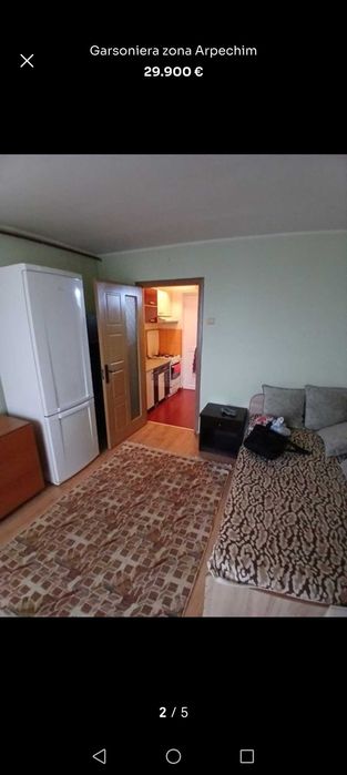 OCAZIE! Garsonieră cu GAZE – Arpechim – 20 mp – Mobilată