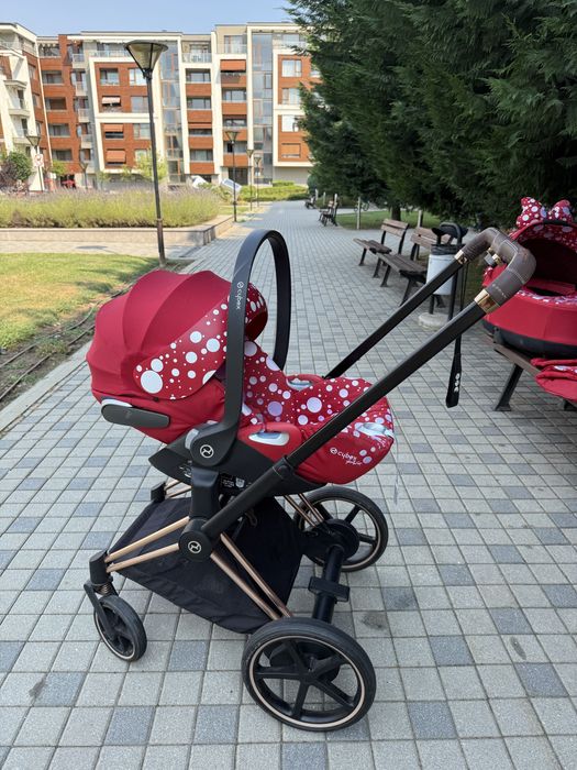Cybex E-Priam petticoat , пълен комплект с електрическо шаси