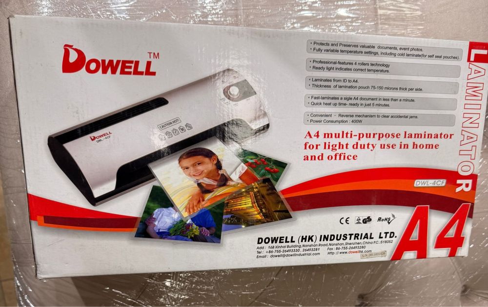 Laminator A4 Dowell nou