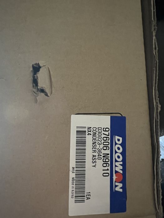 Радиатор кондиционера туксон