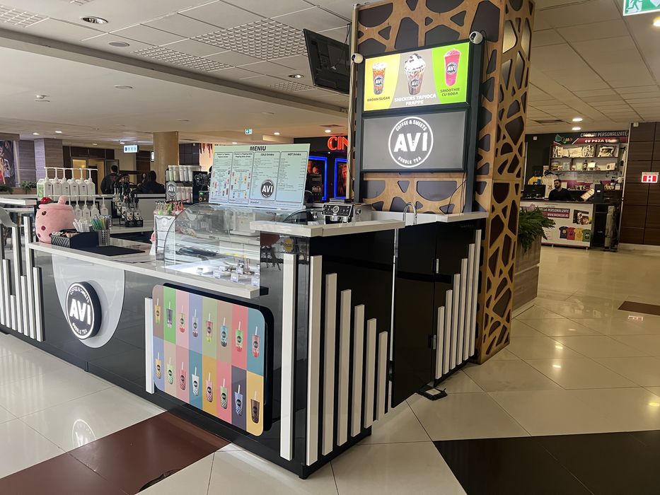Vand insula comerciala Bubble Tea in Arena Mall Bacau