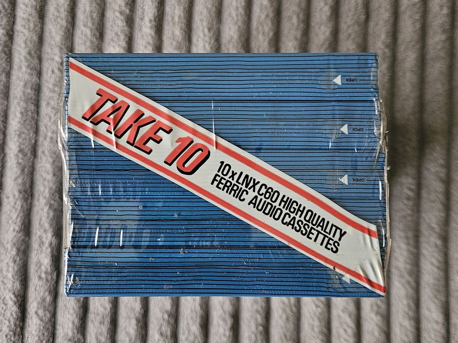 10 Casete Audio AGFA LNX60 sigilate