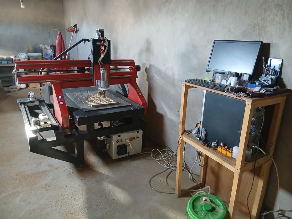 Чпу фрезерный станок с поворотной осью