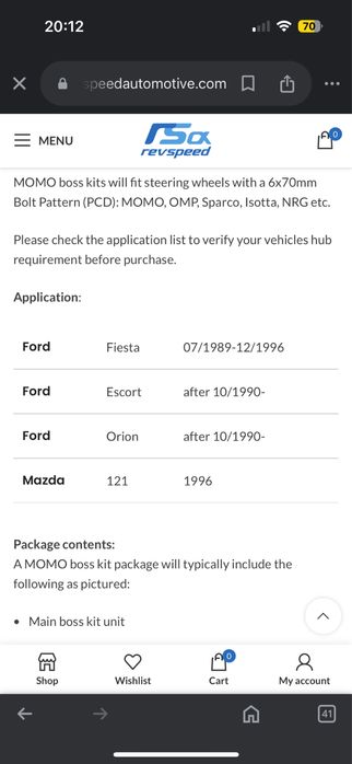 Оригинален фланец МОМО К4529