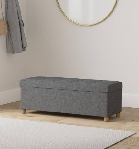 Табуретка с място за съхранение SONGMICS