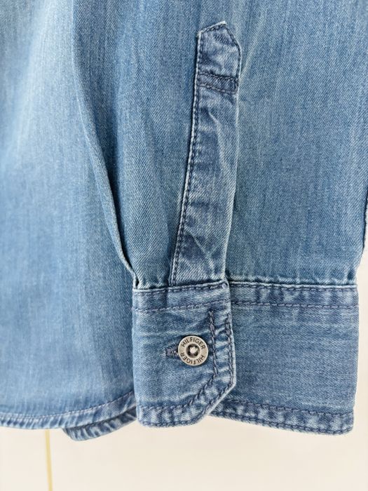 Vand camasa denim Tommy Hilfiger 8-10 ani noua