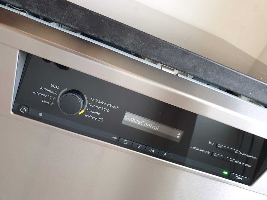 LED Wi-Fi Черно Инокс Miele Auto Open Съдомиялна - Частично Вграждане