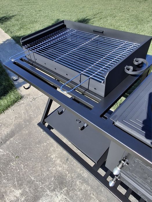 Ansamblu gratar soba arzator pe gaz