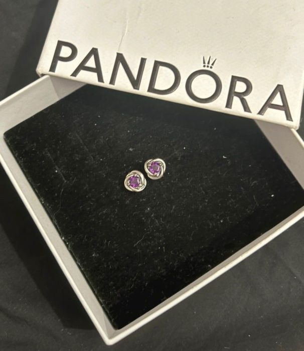 Cercei cerc eternitate violet Pandora