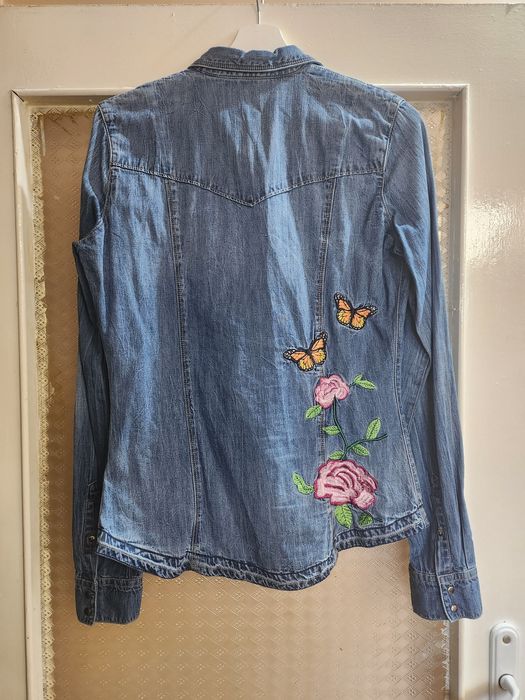 Дамска дънкова риза на Guess