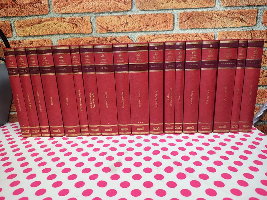 Carti din colectie Adevarul Rosu 101 carti de citit intr-o viata.