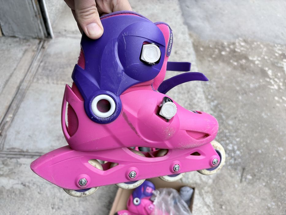 Oxelo ролери + всички протектори 32-34 номер