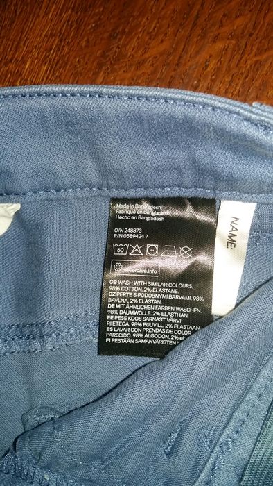 Детски дънкови къси панталони/бермуди