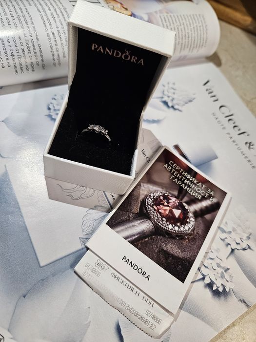 Пръстен Pandora, 50, блясък на принцеса