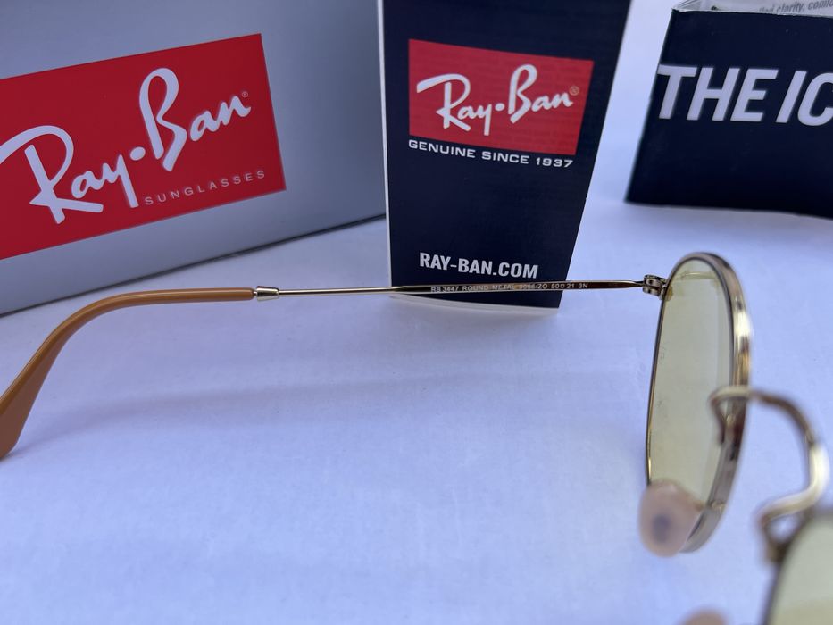 Ochelari de soare Ray Ban 3447 Round Metal Evolve Noi