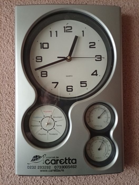 Ceas de perete multifunctional
